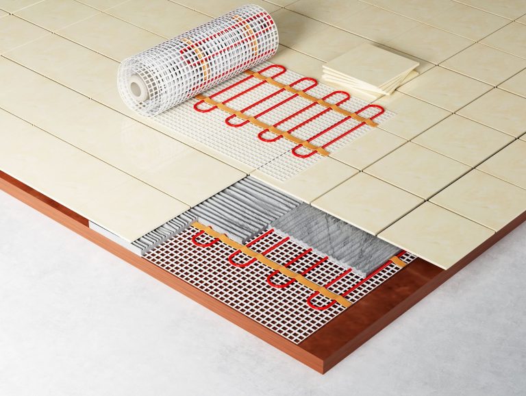 the quality of insulation greatly impacts the response time of heated flooring, determining how quickly it warms up a room
