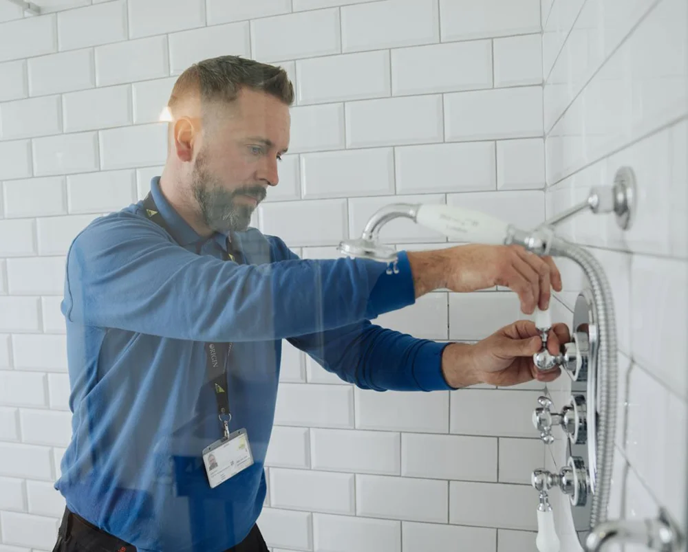 our expert plumbers, showers